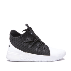 Supra REASON Høye Sneakers Herre Hvite/Svart/Hvite | NO-96089